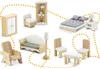 Großes 3-stöckiges Puppenhaus aus Holz Ricokids RK-878 Produktbild-Vorschau 6
