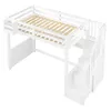 Letto a castello 90x200 cm con schienale in ecopelle, letto Anteprima dell’immagine prodotto 9