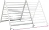 vidaXL Wäscheständer für Badewanne Ausziehbar 53-90 cm Produktbild-Vorschau 6