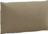 vidaXL Palettenkissen 2-tlg. Melange Taupe Stoff Produktbild-Vorschau 6