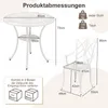 COSTWAY 5 tlg. Gartenmöbel Set, Gartengarnitur Sitzgruppe Produktbild-Vorschau 7