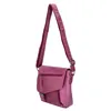 The Skandinavian Brand Damen Leder Schultertasche  Purple : Produktbild-Vorschau 5