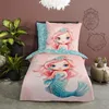 Duvet cover Good Morning 135x200 + 1* 80x80 cm - mermaid Produktbild-Vorschau 4