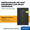 Exquisit Gefrierschrank GS81-051C inoxlook-az | Nutzinhalt: Produktbild-Vorschau 2