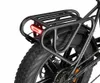 Close-up view of the rear rack and tire of an electric bicycle. Anteprima dell’immagine prodotto