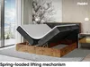 MEBLINI Boxspringbett mit Bettkasten - Gepolstert Produktbild-Vorschau 4