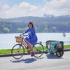 Hundeanhänger für Fahrrad Hunde Fahrradanhänger inkl. Fahne Produktbild-Vorschau 8
