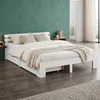 Homestyle4u Holzbett 180x200 mit 2 Schubladen Weiß Produktbild-Vorschau 1