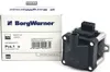 A BorgWarner ignition coil and its packaging are shown against a white background. Produktbild-Vorschau