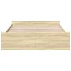 vidaXL Rám postele se zásuvkami Sonoma dub 160x200cm Náhled obrázku produktu 3
