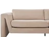 BELIANI 3-Sitzer Sofa Sandbeige Samtbezug mit Dicken Produktbild-Vorschau 6