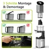 AMZCHEF Entsafter Slow Juicer mit 126MM Breite und Größere Produktbild-Vorschau 6