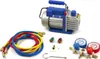 Leichtes 1-Traps-Vakuumpompsystem mit doppeltem Manometer Produktbild-Vorschau 1