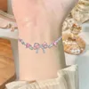 Frauen Armband Bogen Herz Blume Form Zirkonia Einstellbare Produktbild-Vorschau 5