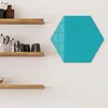 DEQORI Magnettafel Glas 55x48 cm 6-eckig 'Türkis' Produktbild-Vorschau 3