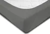 Winter Spannbettlaken 180x200 cm - 200x200 cm grau Flausch Produktbild-Vorschau 2