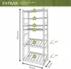 PATKAR Getränkekistenregal 5 Ebenen - platzsparendes Produktbild-Vorschau 7
