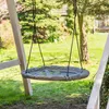 nabbi Detská hojdačka Nest 95 cm - čierna / antracit Náhľad obrázku produktu 8