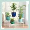 Relaxdays Blumenständer, 5-teiliges Set, rund, belastbar, Produktbild-Vorschau 3