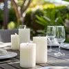 HORECA CANDLES Bougies cylindriques ivoire Ø 6 x 12 cm, lot Voir les images du produit 2