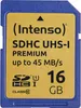 Intenso 16 GB SDHC Karte UHS-I Premium Produktbild-Vorschau 1