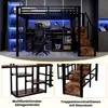 Cama alta STILVORA de 140x200 cm con estructura de metal y Vista previa de la imagen del producto 7