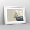 Gerahmtes Poster - Weißer Rahmen - Grafik Frau Berge - Produktbild-Vorschau 8