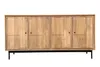 SIT Möbel Sideboard | 4 Türen | Mango natur, Metallgestell Produktbild-Vorschau 2