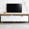 Merax TV-Schrank mit 3D-Türen, TV Lowboard mit goldene Produktbild-Vorschau 2