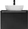 Waschtisch 60cm, matt schwarz, PUEBLA-56-BLACK Produktbild-Vorschau 1