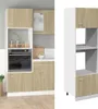 vidaXL Prestavbová skriňa na mikrovlnnú rúru Sonoma Oak Náhľad obrázku produktu 7