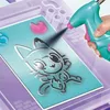 Gabis Katzenhaus Katze Künstlerkoffer Airbrush Schablonen Produktbild-Vorschau 3