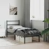 A bedroom scene with a single bed, nightstand, and curtains. Podgląd zdjęcia produktu