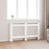 vidaXL Kryt radiátora biely 152x19x81,5 cm MDF Náhľad obrázku produktu 2