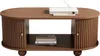 Sweiko 100 x 50 x 40 cm Table basse en noyer avec espace de Voir les images du produit 16