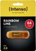 Intenso 3502490 Rainbow LINE 64 GB USB 2.0 Stick - oranžový Náhľad obrázku produktu 9