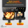 Extralink Air Fryer Dual Basket 10 l friggitrice ad aria Anteprima dell’immagine prodotto 5