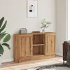 vidaXL Sideboard Artisan-Eiche 120x30,5x70 cm Holzwerkstoff Produktbild-Vorschau 3