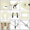 Massageliege Massagetisch klappbar, 2 Zonen, Aluminium, Produktbild-Vorschau 4