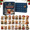 Highland Cow Adventskalender mit 24 Figuren, Produktbild-Vorschau 1