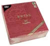 Papstar RC Servietten Ornaments bordeaux 40 x 40cm 50 Stück Podgląd zdjęcia produktu 5