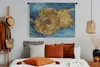 MuchoWow® Wandteppich Wandbehang Zwei Sonnenblumen - Produktbild-Vorschau 4