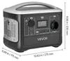 VEVOR Tragbare Powerstation, 600W Solargenerator, 493Wh Produktbild-Vorschau 8