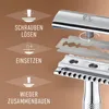 King C. Gillette Rasierhobel für Männer, Metall, Silber Produktbild-Vorschau 5