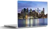 MuchoWow® Laptop Aufkleber Sticker Cover New York - Wasser Produktbild-Vorschau 1