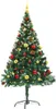 vidaXL Albero di Natale artificiale con luci e palline Anteprima dell’immagine prodotto 2