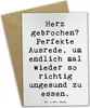 Mr. & Mrs. Panda Klappkarte Spruch Liebeskummer Tröster - Produktbild-Vorschau 1