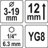 Four panels with technical specifications and product identifiers. Produktbild-Vorschau
