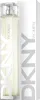 A bottle of DKNY Women Energizing perfume and its packaging. Produktbild-Vorschau