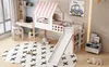 Letto per bambini Sweiko 90 x 200 cm Design a soppalco con Anteprima dell’immagine prodotto 15